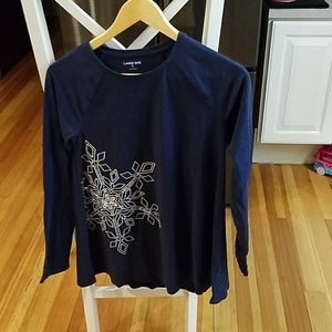 Lands end girls snowflake tunic